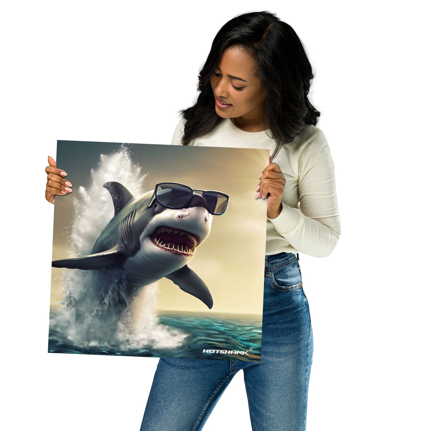 Relax Jump Shark - Poster