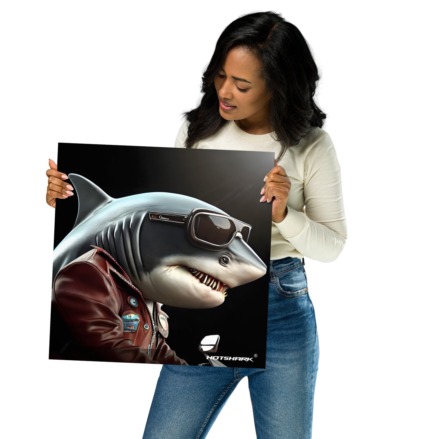 Biker Shark - Poster