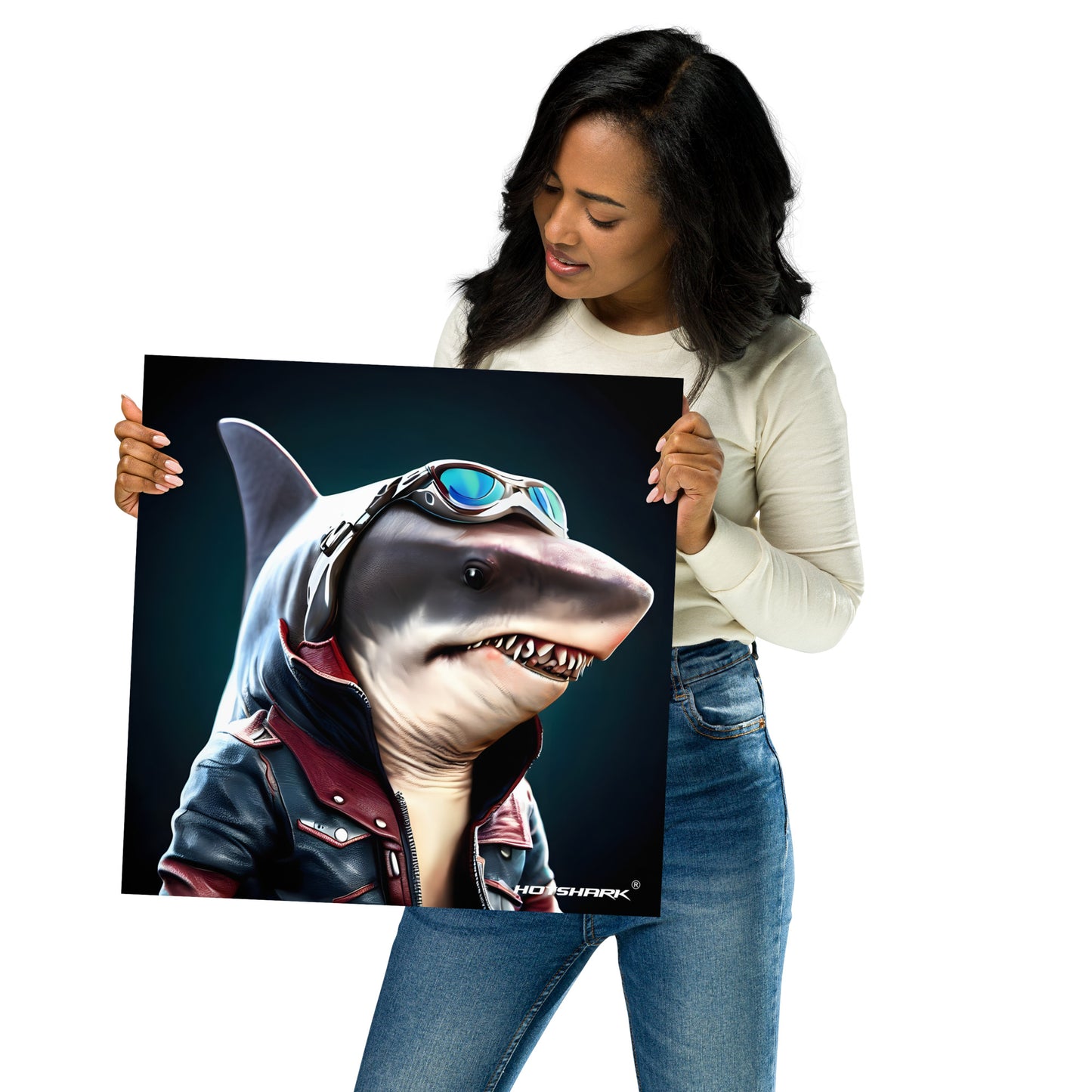 Biker2 Shark - Poster