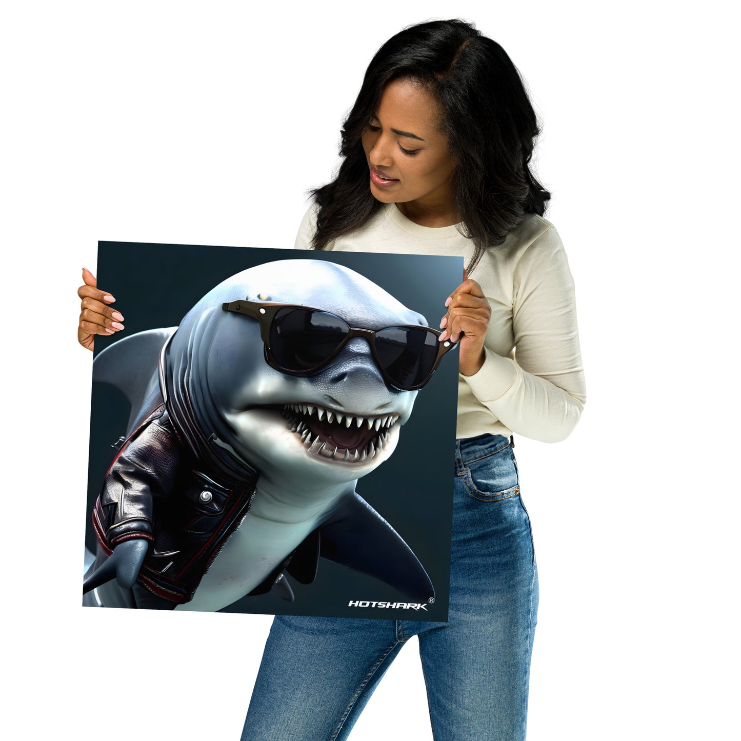 Biker4 Shark - Poster