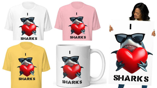Die NEUE HotShark-Kollektion "I love Sharks" - Tauche ein in die Welt der Haie