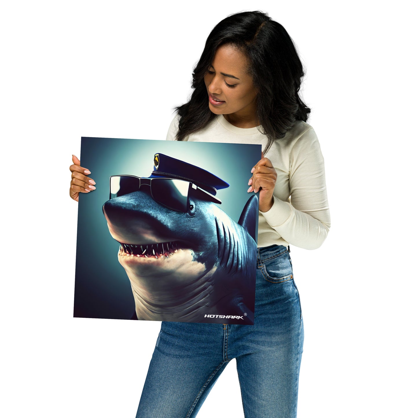 Police Officer Shark - Poster