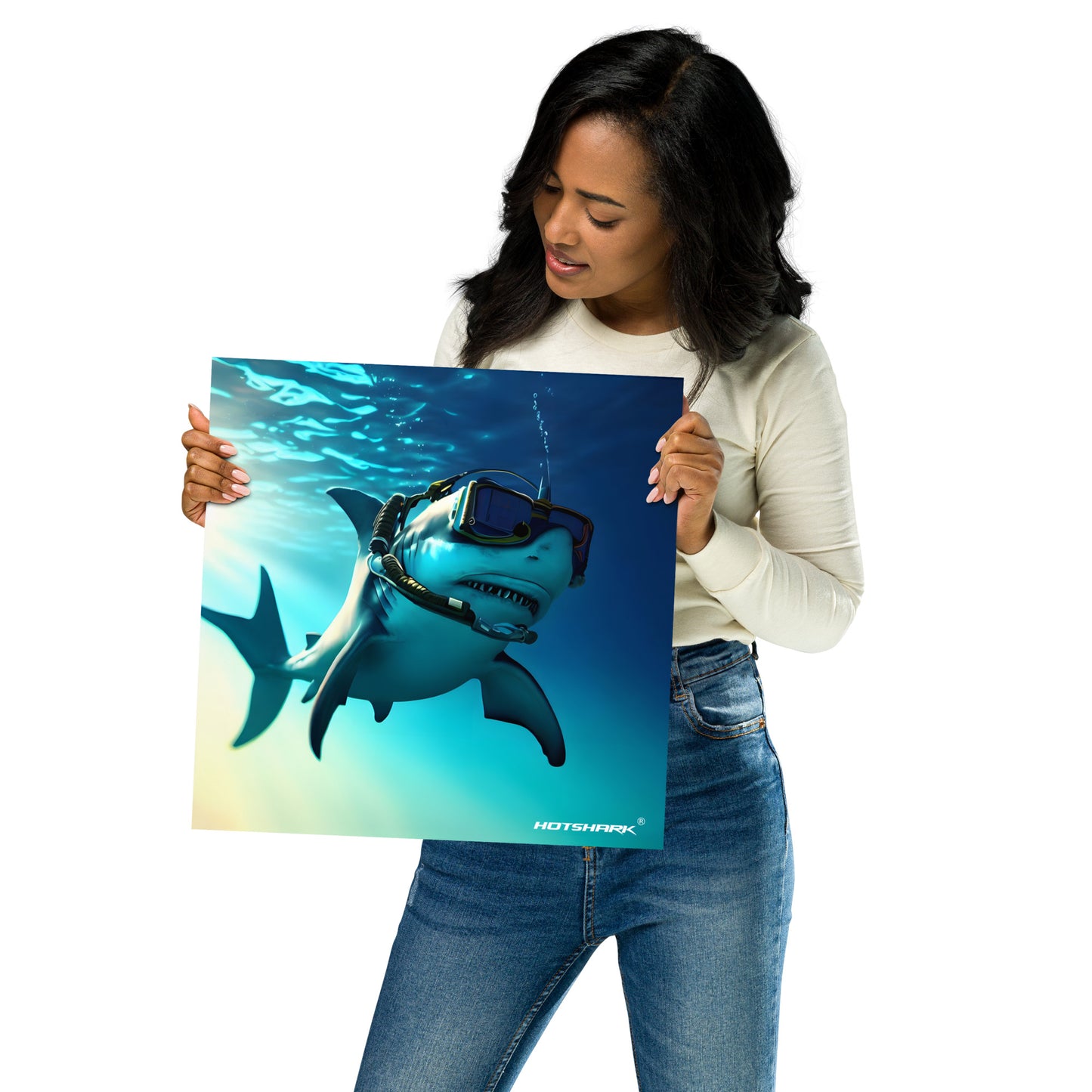 Diver5 Shark - Poster