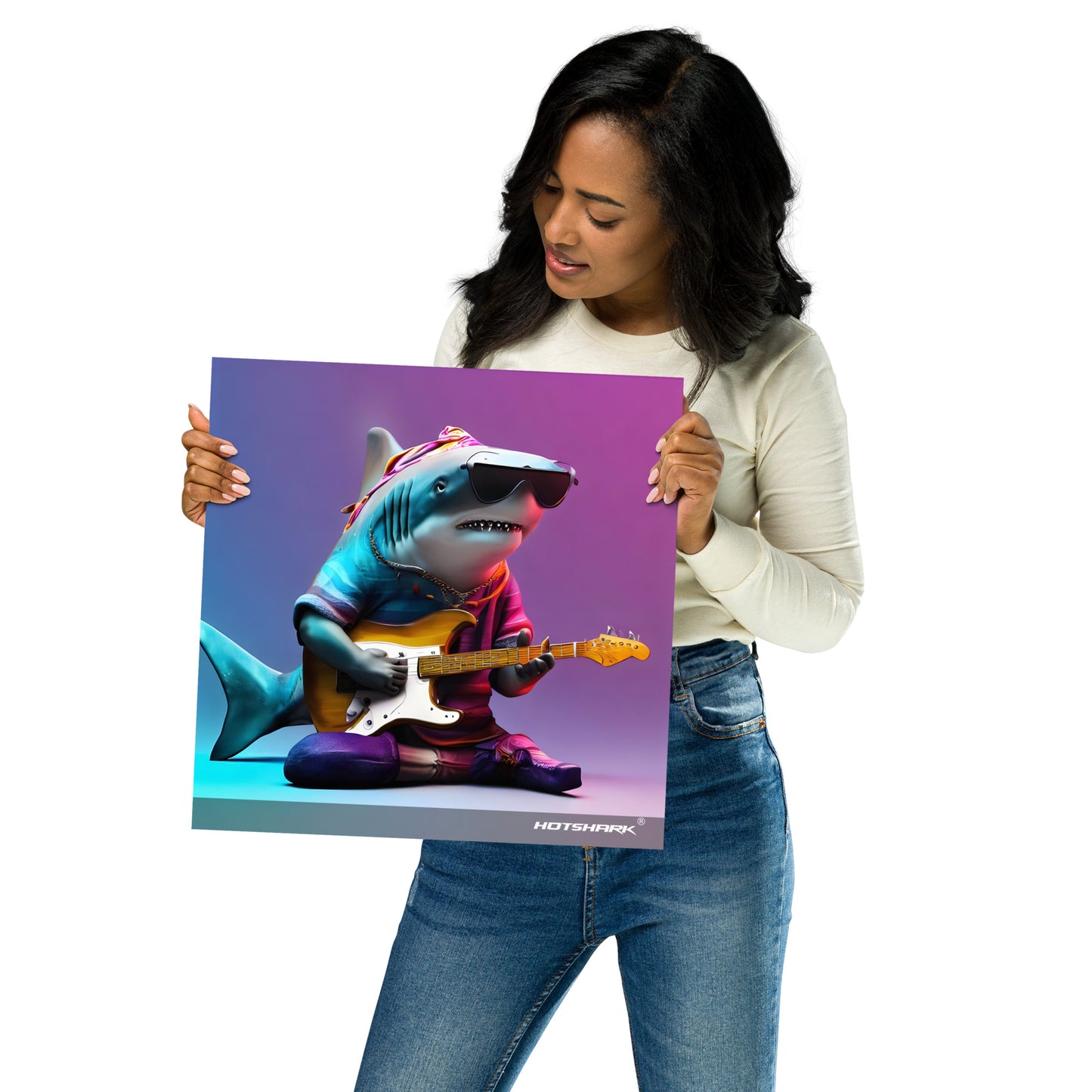 Guitar Shark - Poster