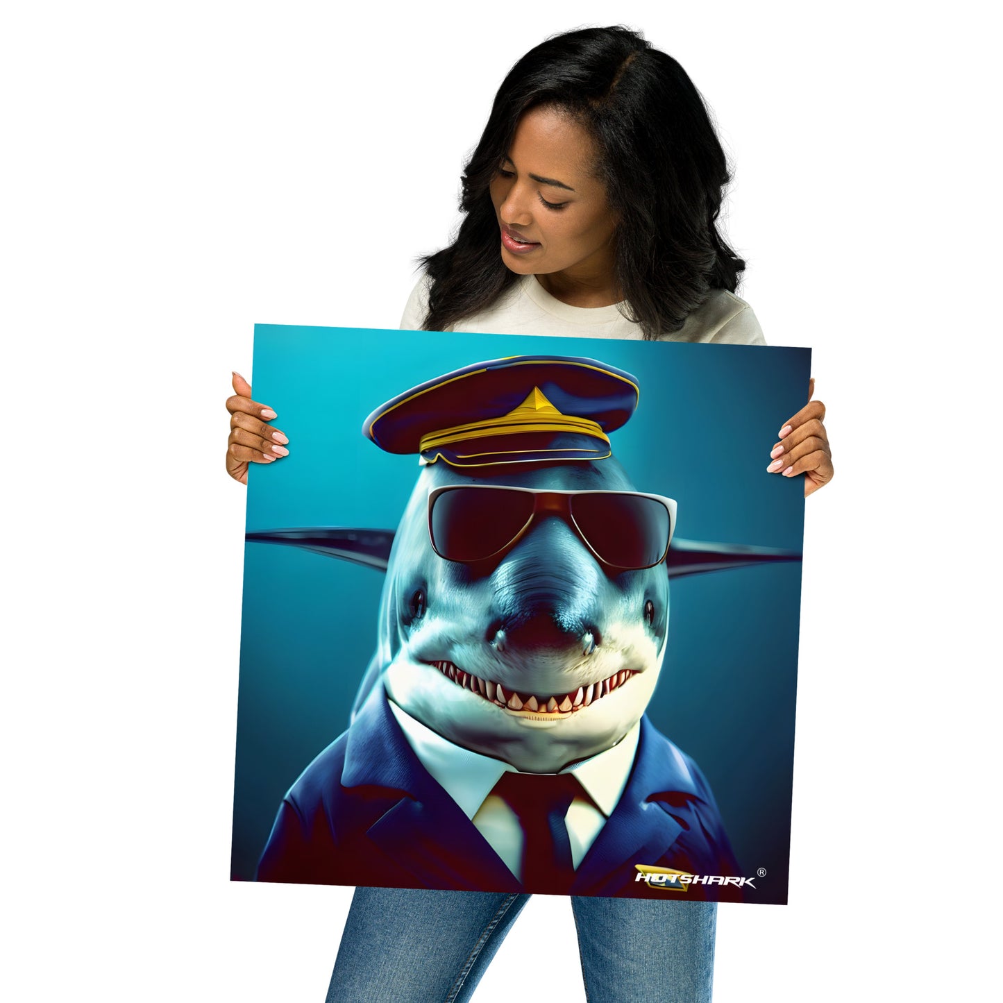 Captain Shark- Poster