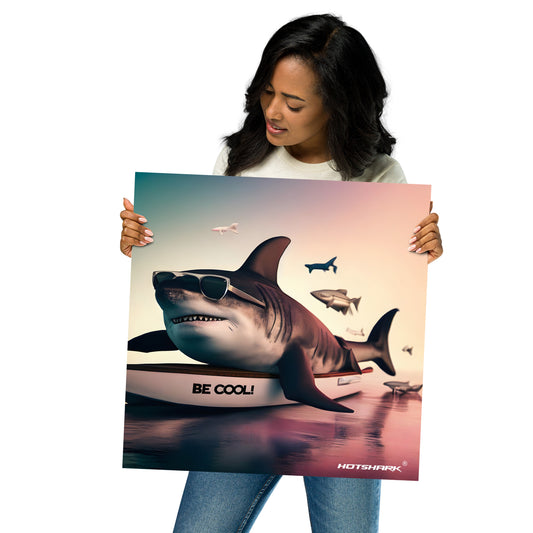 Relax Stand up Paddle Shark - Poster