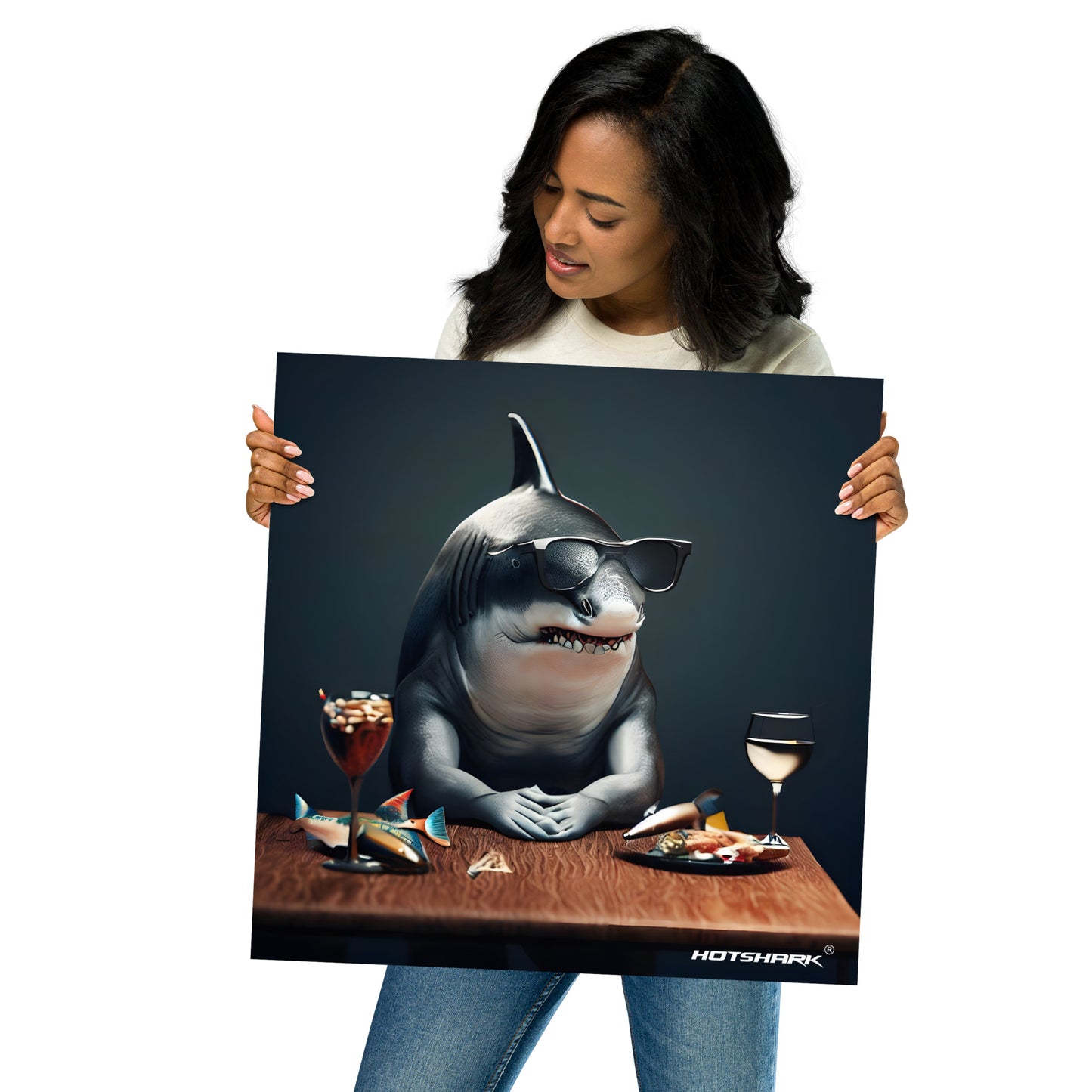Restaurant Hungry Shark - Poster