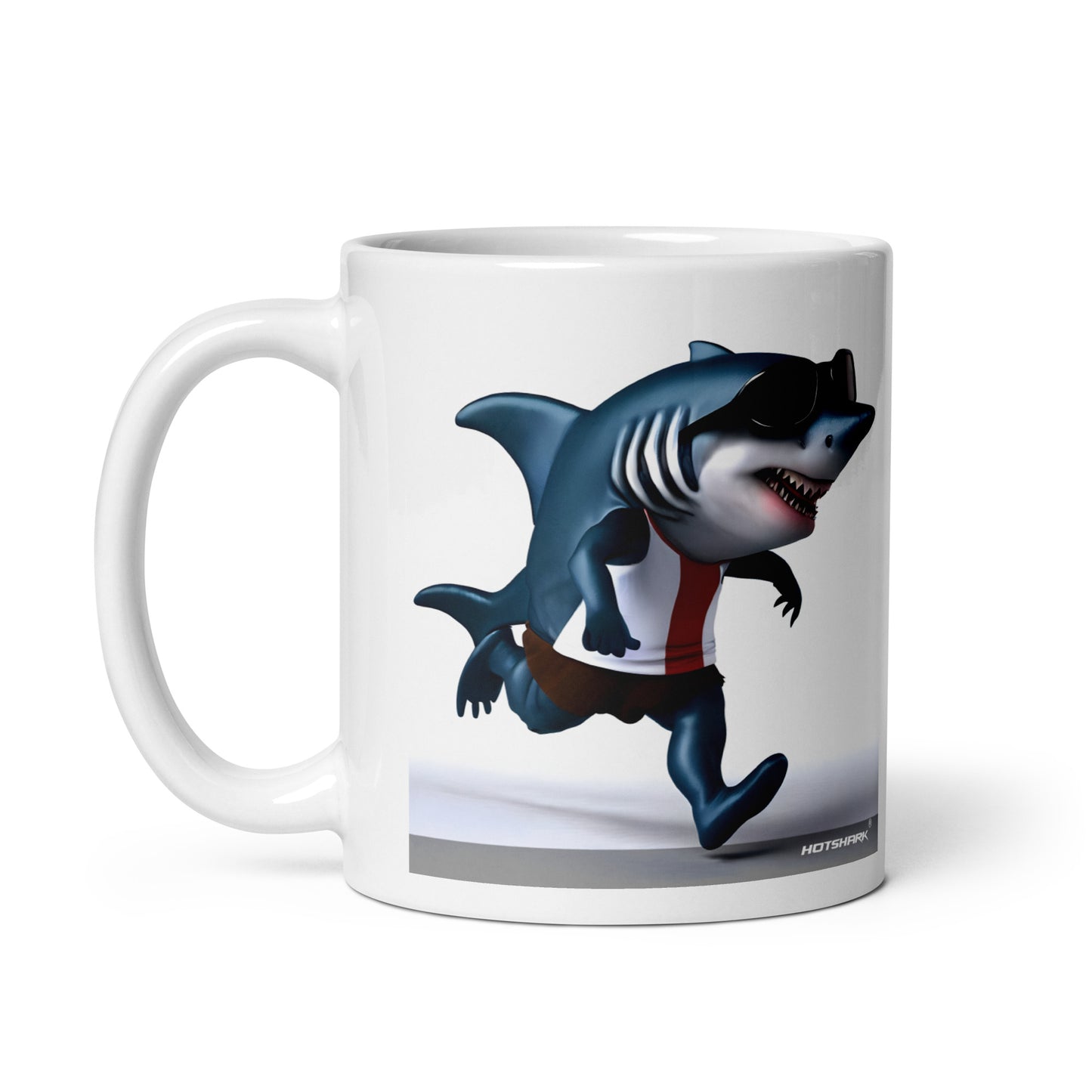 Jogging Shark - Mug