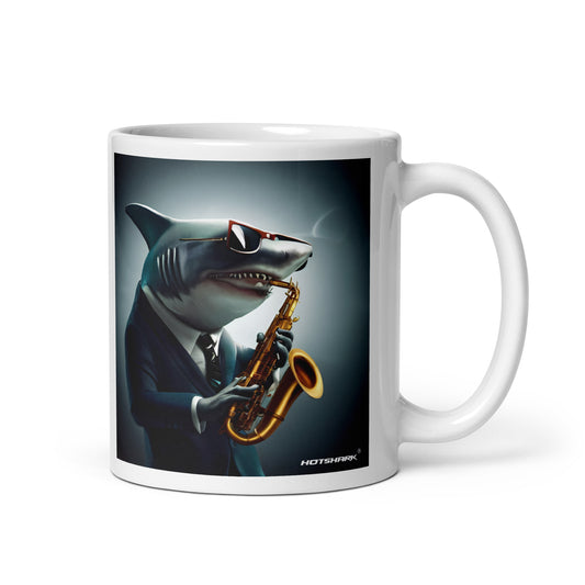 Saxophone Shark - Mug