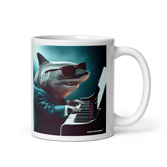 Piano Shark - Tasse