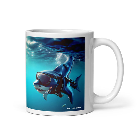 Diver4 Shark - Mug