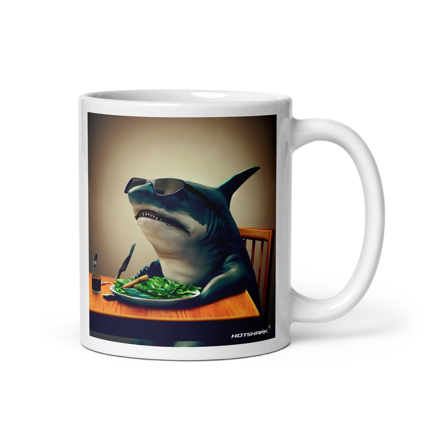 Restaurant Vegan1 Shark - Tasse