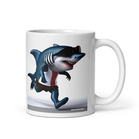 Jogging Shark - Mug
